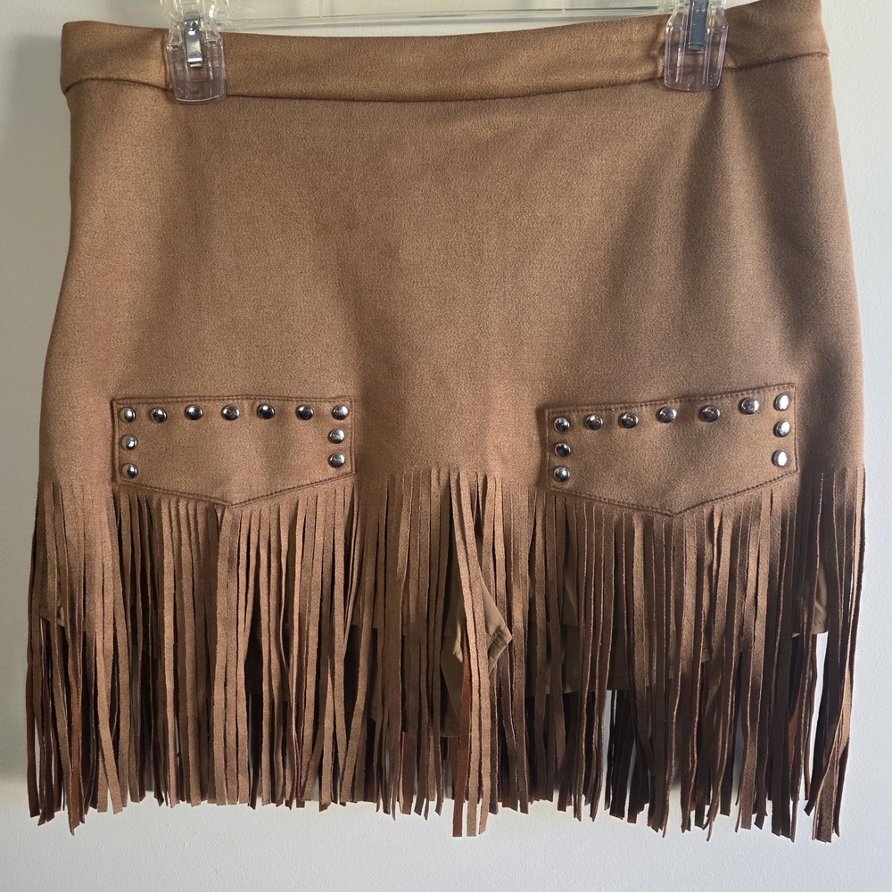 SHEIN Fringe Skirt
